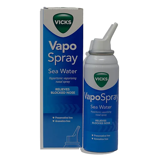 Vicks Vapo Spray Saline Nasal Spray - 100ml - Image 2