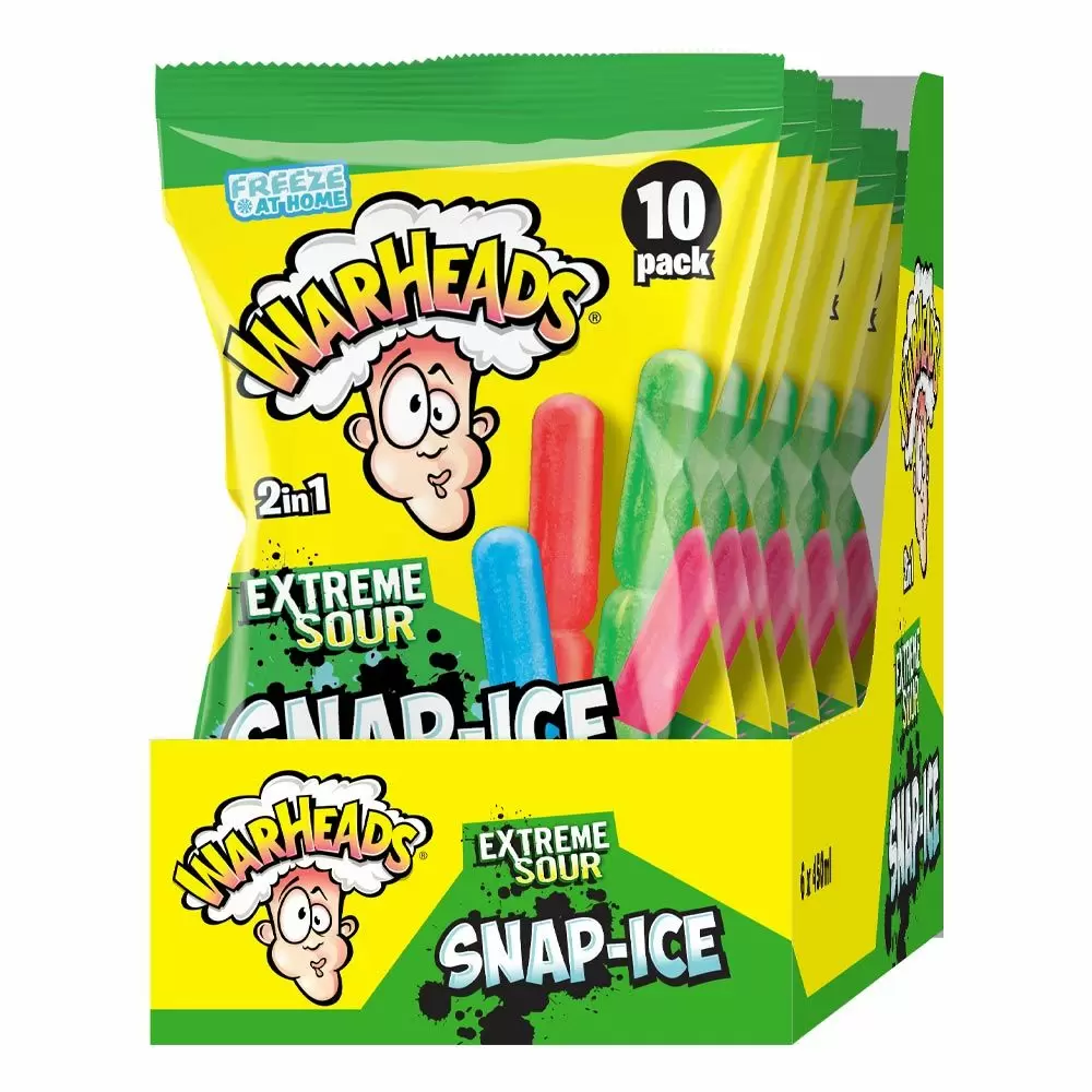 Warheads Extreme Sour 2 In 1 Snap Ice Sticks 450ml x 1 - Image 2