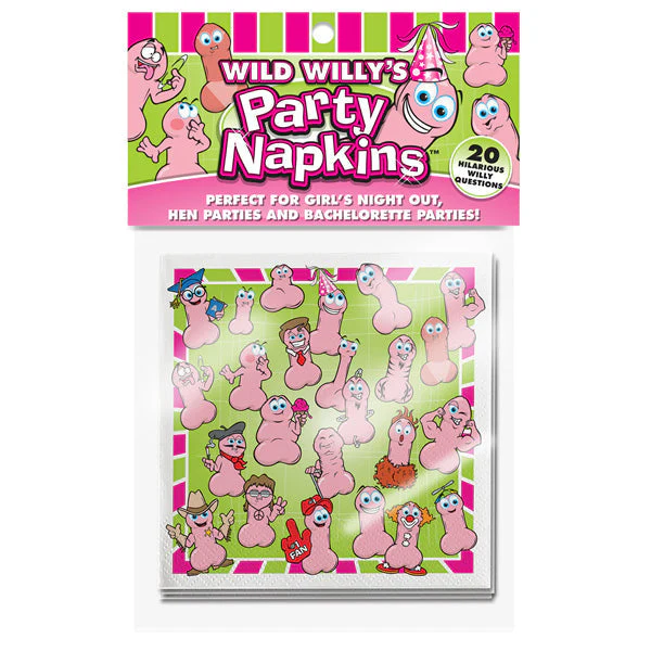 Wild Willy's Party Napkins - Image 2