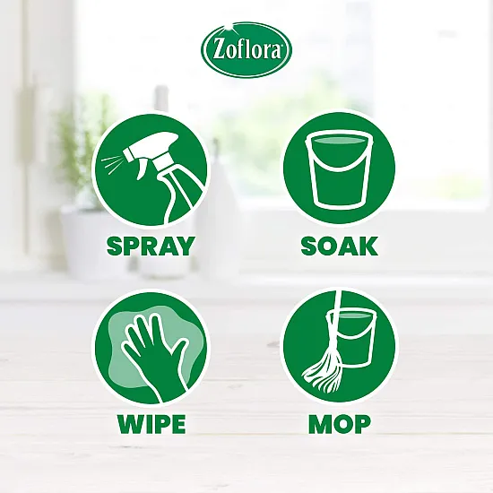 Zoflora Multi-Purpose Concentrated Antibacterial Disinfectant - Multi Surface Cleaning Solution - 12 X 120ml Bottles - Image 2
